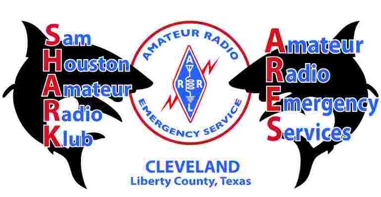 Sam Houston Amateur Radio Klub and Amateur Radio Emergency Services logo